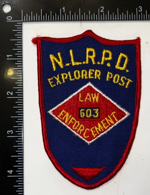VINTAGE OBSOLETE NLRPD North Little Rock Arkansas Explorer Post 603 Police Patch
