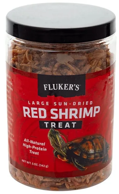 Tratamiento grande de camarón rojo secado al sol Flukers