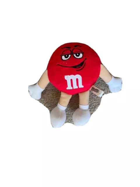 Mars M&Ms Red Plush Stuffed Toy. Advertising Promo Collectible Chocolate Candy