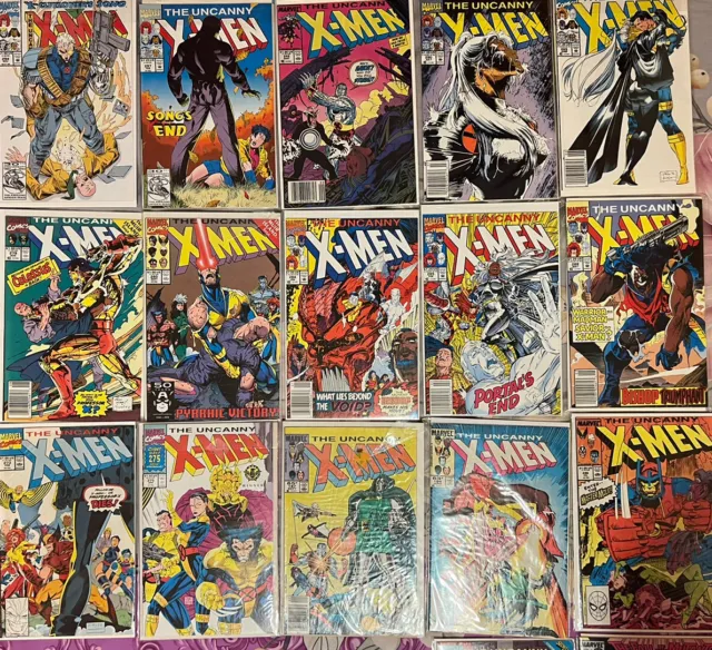 uncanny x-men comic book lot