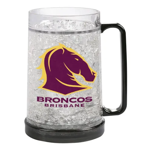Brisbane Broncos NRL Freeze Beer Stein Frosty Mug Cup Holiday Gifts