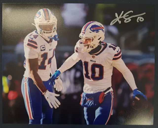 Khalil Shakir Buffalo Bills Signed 8x10 Autograph Photo Stefon Diggs