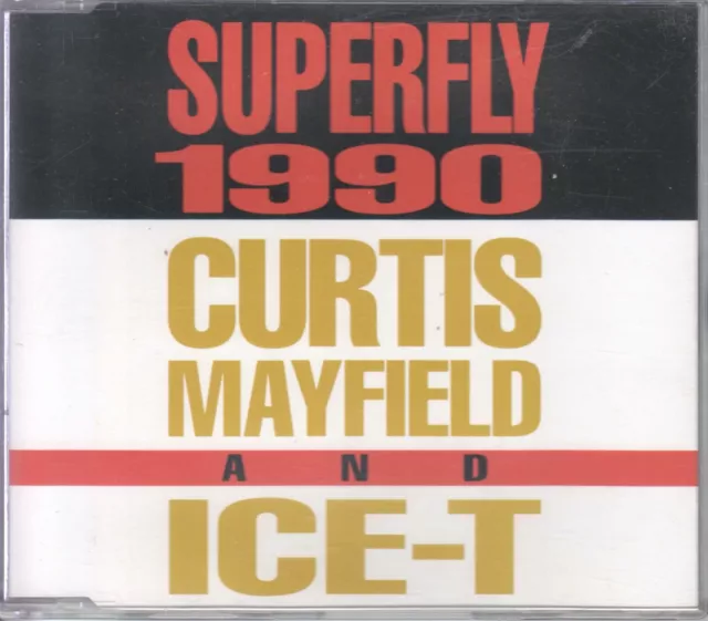 Curtis Mayfield & Ice-T  CD-Maxi  Superfly 1990  /   3  Versionen