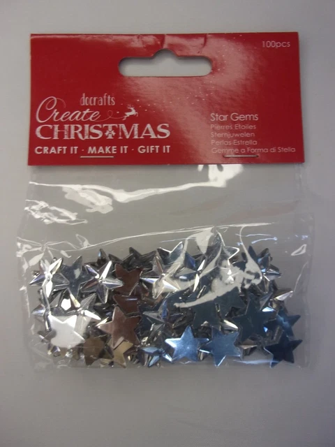 Packung Dokumente erstellen Weihnachten silberne Sterne flache Rückseite Weihnachten Handwerkskarten