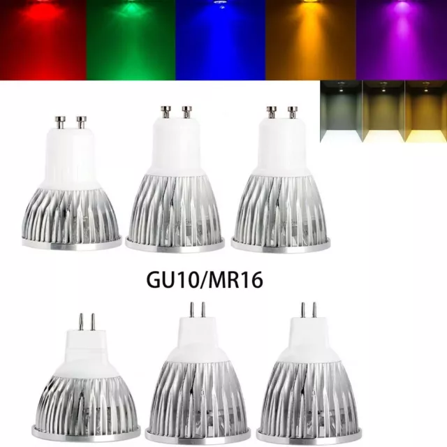 Dimmable LED Spotlight Bulbs 9W 12W 15W GU10 MR16 110V 220V 12V Home Lamp RG