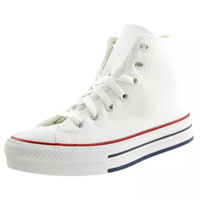 Converse Kinder Color EVA Platform CTAS High-Top Sneaker 671108 Weiß Gr. 35, 36