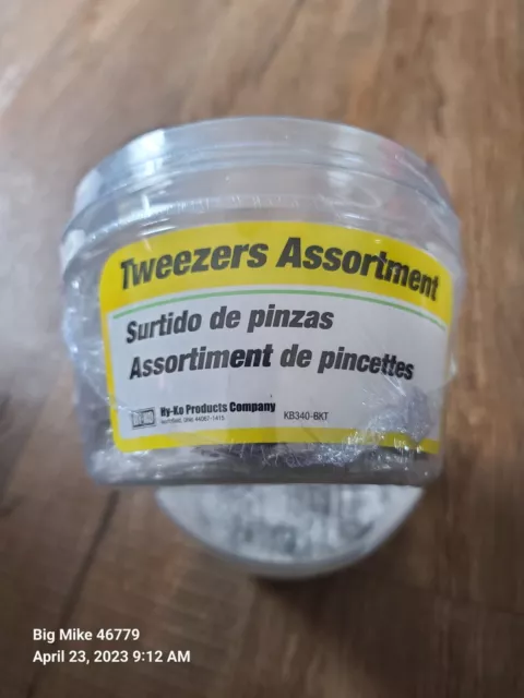 HY-KO Products 40 assorted Tweezers for retail/ hardware