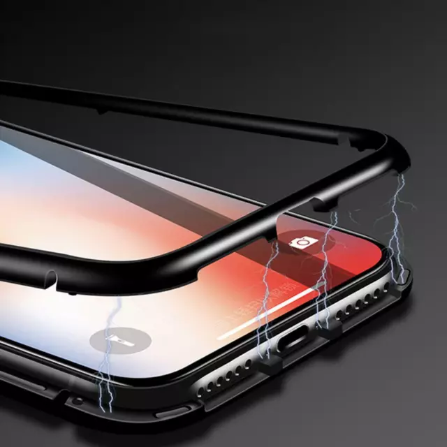 Metall Handy Hülle für Samsung Galaxy S20 FE S10 S9 S8 Schutz Magnet Cover Case 2