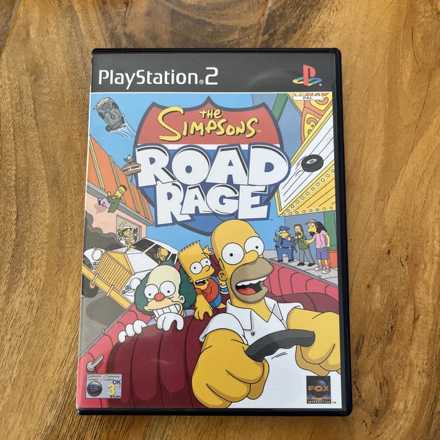 Simpsons Road Rage Rom THE SIMPSONS ROAD Rage PlayStation 2 Game Manual Included £6.50 ...