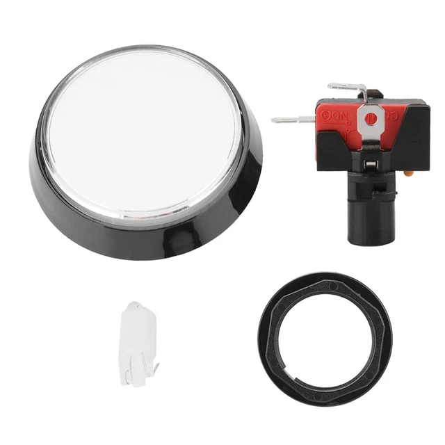60mm Scratch Erosion LED Illuminated Push Button For LED Push Button Arcade