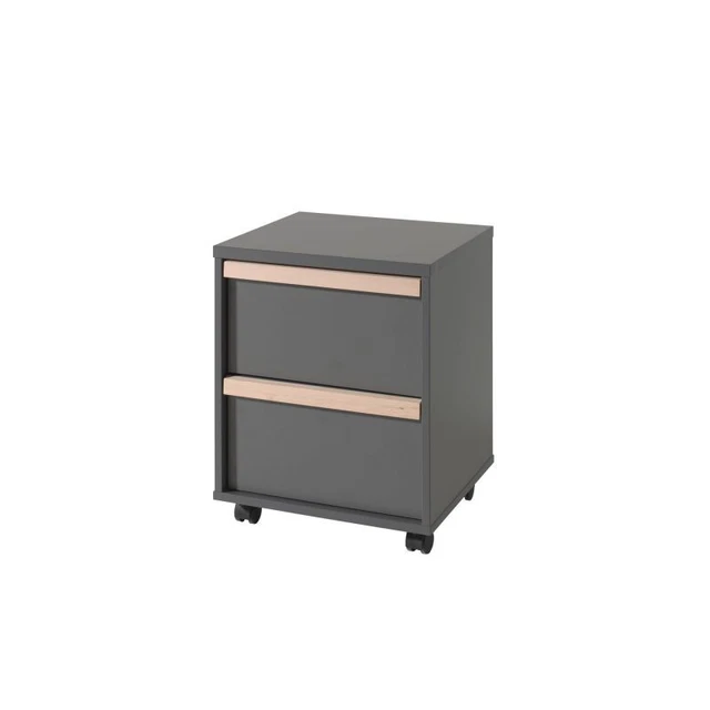 Paris Prix - Chambre Complète Enfant 4p "london" 90x200cm Anthracite 8