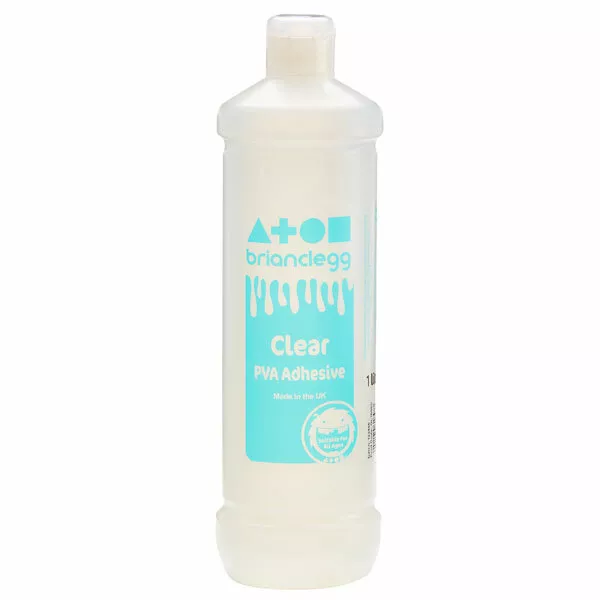 Brian Clegg Transparente Etiqueta Lavable Pva Pegamento 1 Litro