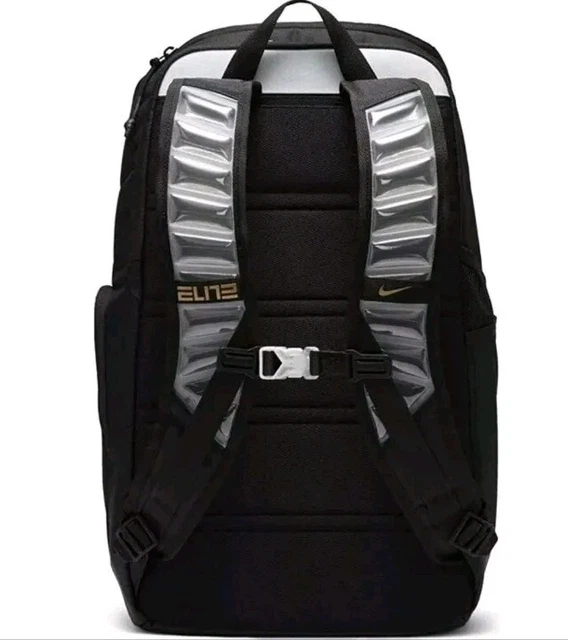 NIKE HOOPS ELITE Pro Basketball Hoops Backpack Black Gold BA6164013