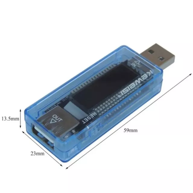 USB Ladegerät Doktor Spannung Messer Amp Volt Strommessgerät Detektor Tester 2