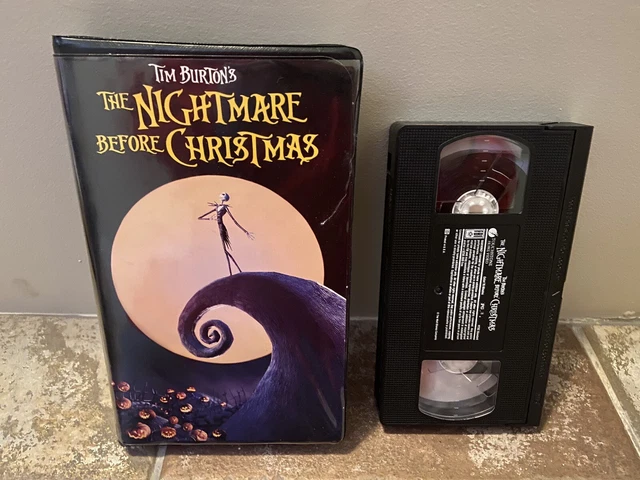 The nightmare before christmas vhs ebay
