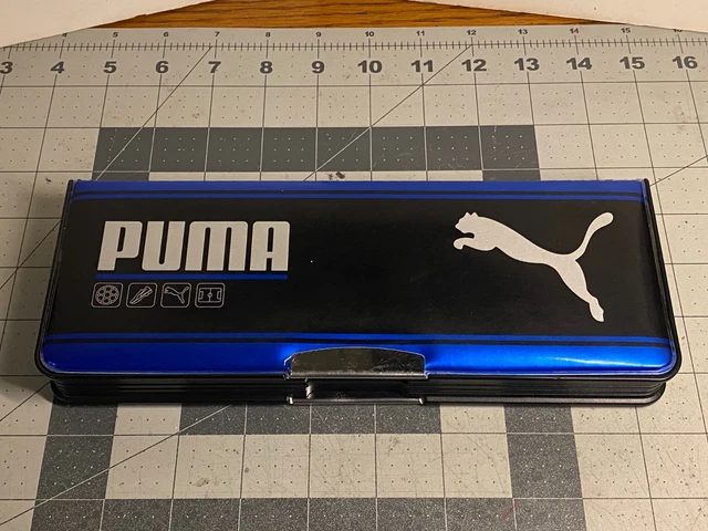 PUMA PENCIL CASE Blue Black EUR 15,50 PicClick FR