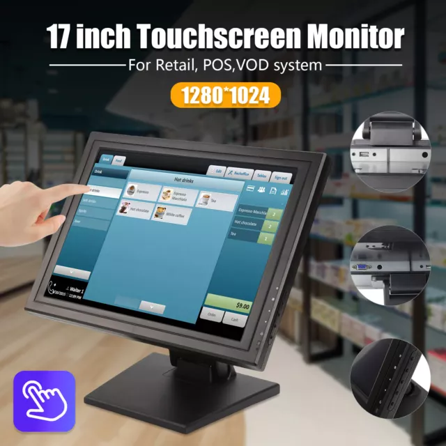VSG 92003 Halterung Touchscreens POS Monitore Display Ständer PC Kasse  VESA10-22