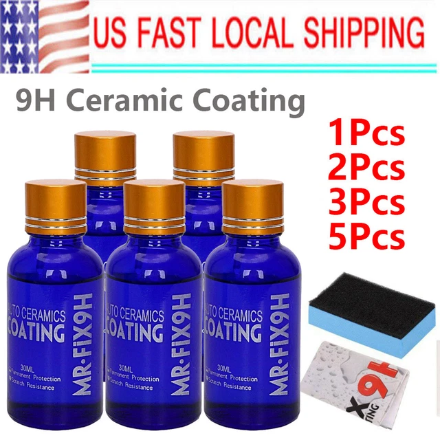 9H NANO CERAMIC Car Glass Coating Liquid Hydrophobic Anti-Scratch Care