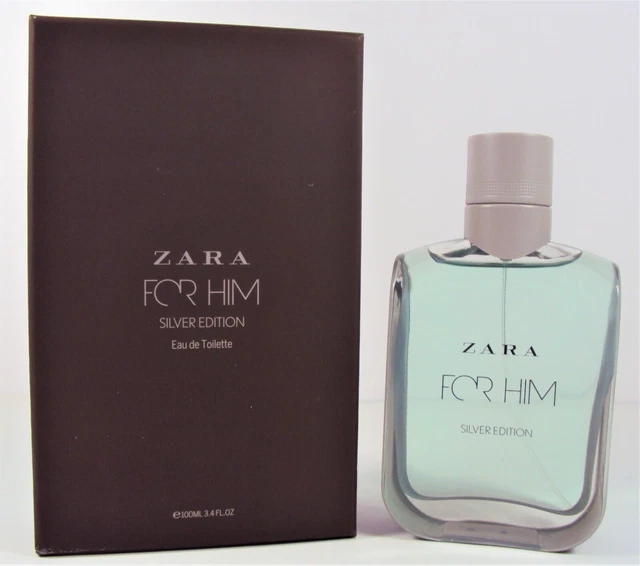 ZARA FOR HIM Silver Edition 3.4 oz 100 ml Eau de Toilette Spray