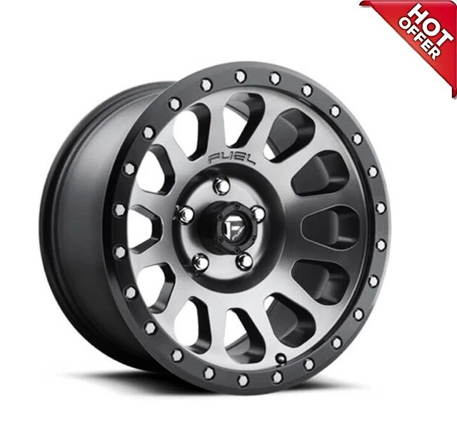 NEW 4EA 18X9 Fuel Wheels D601 Vector Grey Off Road Rims 18" 18inch (S41