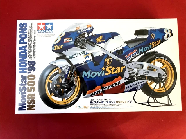 オートバイ・バイク MoviStar HONDA PONS NSR500 '98 Movistar HONDA PONS NSR500 '98 by TAMYIA - 原创分享(新