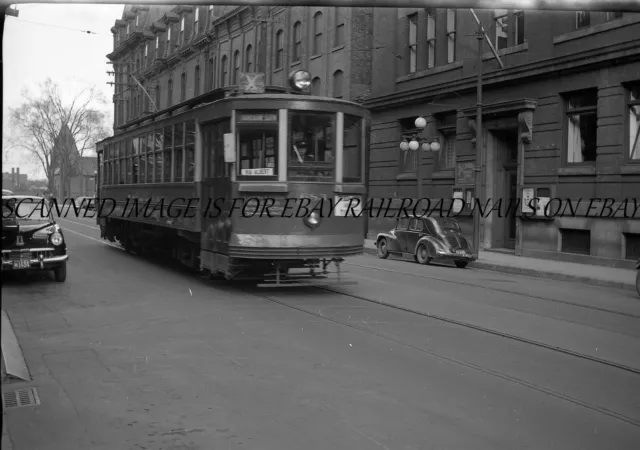 5/10/50 OTC Ottawa Canada Trolley #683  Original Photo Negative Railroad