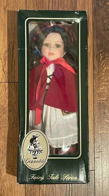 LITTLE RED RIDING HOOD Porcelain Doll - Geppeddo Fairy Tale Series - NEW