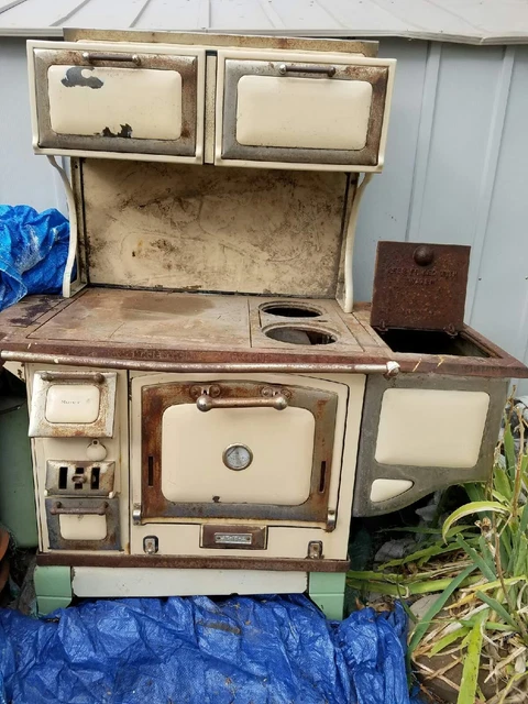 THE GREAT MAJESTIC Wood Stove (1900s) antique, old west, rustic, cabin,  stove $2,300.00 - PicClick