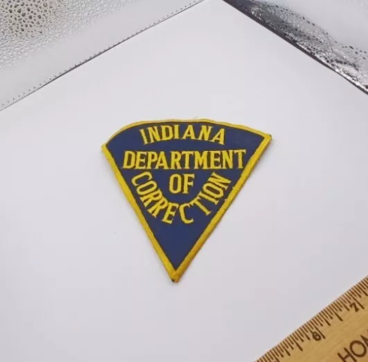 Vintage State of Indiana Department of Correction Triangle Police Patch