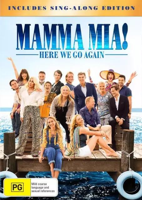 Mamma Mia-Here We Go Again! (DVD, 2018)