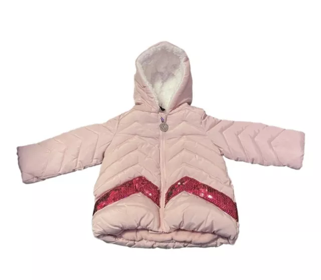 DKNY Jacket Girls 24 Months Pink Puffer Jacket Baby