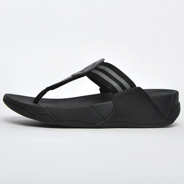 FitFlop Women's Ladies Walkstar Toe-Post Thong Summer Wedge Comfort Sandals