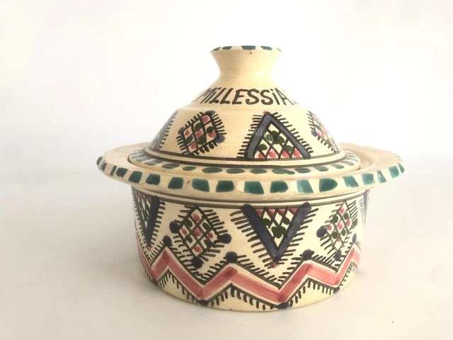 Veritable plat a tajine marocain en terre cuite : Destockage Grossiste