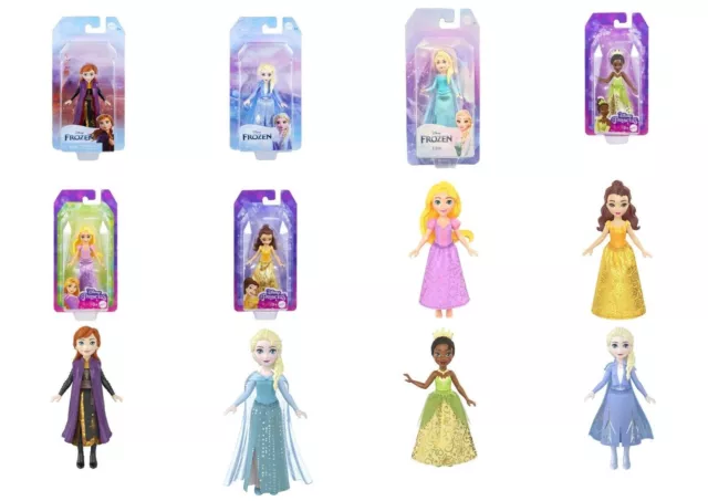 Mattel Disney Princesas Frozen Toy Muñeca Pequeña 9 Cm Articulada...