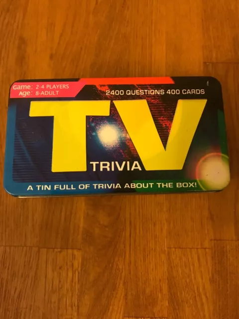 Tv Trivia - A Tin Full Of Trivia About The Box! - Paul Lamond Games