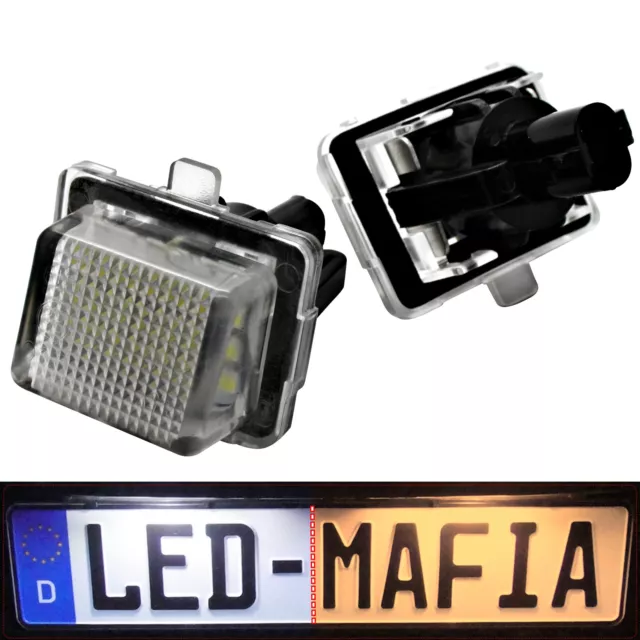 2x passend für Mercedes Benz W204 S204 R231 LED Kennzeichenbeleuchtung Module