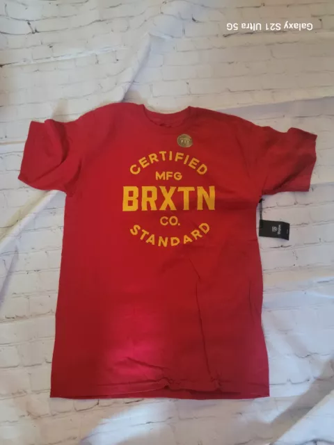 Brixton Cane Premium T-Shirt Certified Mfg Brxtn Co. Size Medium