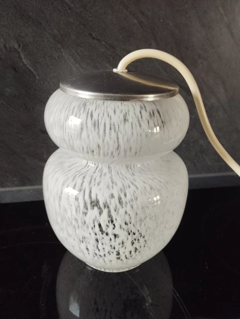 Suspension globe en verre de Clichy