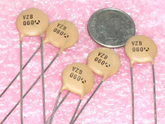 5 New Thomson Vzb060 60V Rms Vac Mov 85 Dc Tvs Metal Oxide Varistor Usa