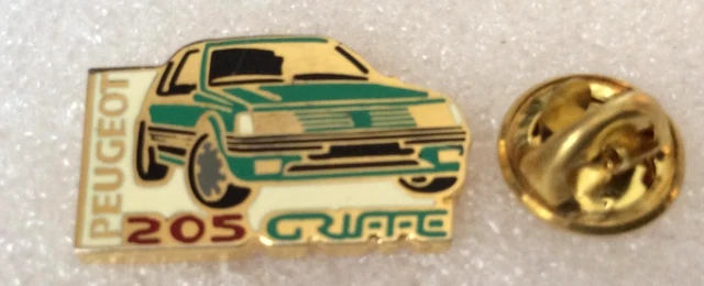 Pin's Rare Peugeot 205 Écurie Bernus - EGF Émail - Collection