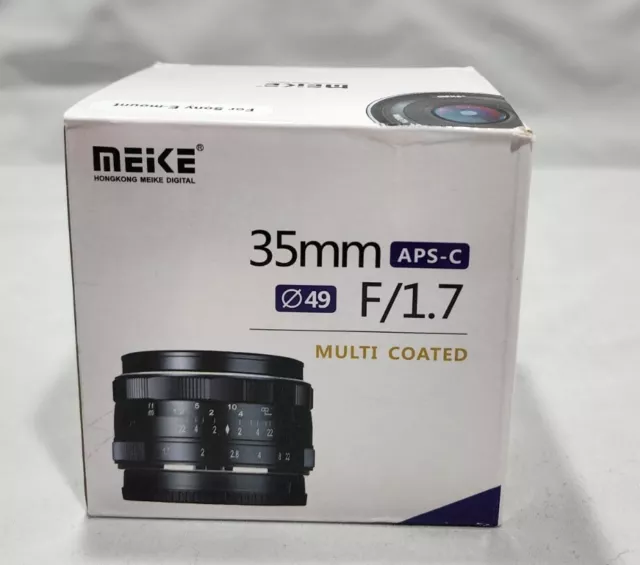 Meike 35mm F/1.7  SONY E Mount Large Aperture Manual Focus APS-C Camera Lens