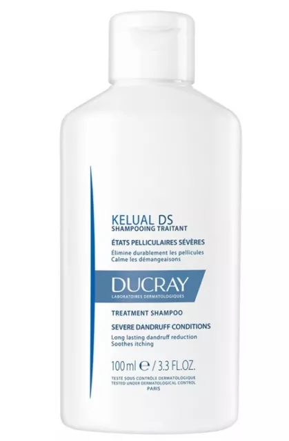 Shampooing antipelliculaire Ducray Kelual DS traitement anti-récipience 100 ml description 2