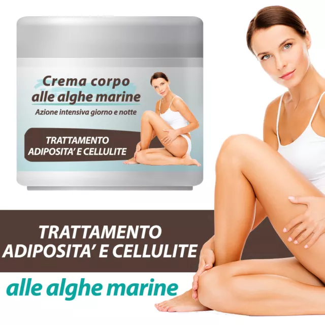 Crema Alghe Marine 500 Ml - Adiposita' E Cellulite Azione Intensiva Snellente