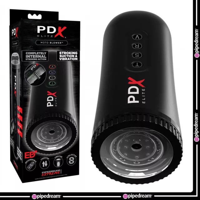 Sex Toys Uomo_Masturbator Automatico Moto Blower Stroker PDX Elite Vibra Aspira