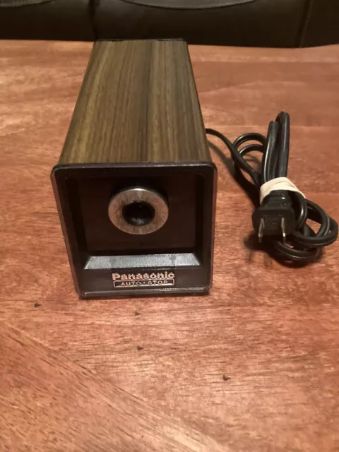 Electric Pencil Sharpener Pre-owned With Free Shipping. Panasonic Auto Stop