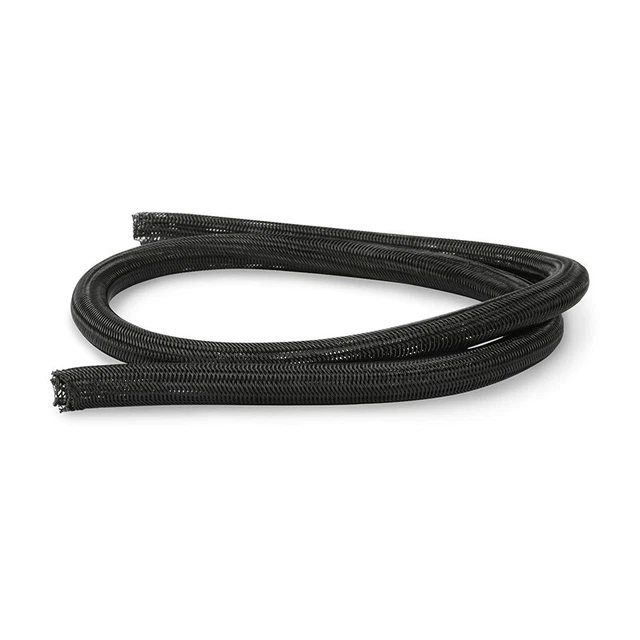 Gaine Spirale Fendue Noire 10mm (3/8") - Rouleau De 10 Mètres (32.8 Pieds), Polyéthylène, Pour Câbles Auto/industriel