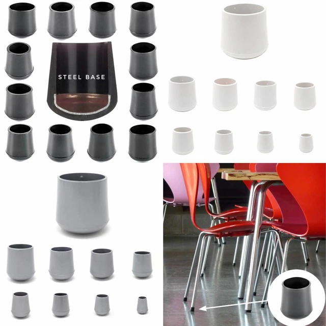 RUBBER FERRULES CHAIR Stool Table Feet Grip Tip End Caps Made in