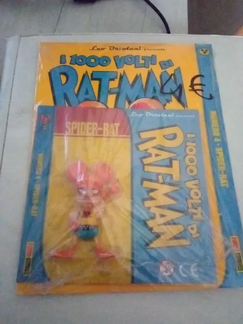 I Mille Volti Di RAT MAN 4 Leo Ortolani Con Action Figure Spider Rat Blisterato