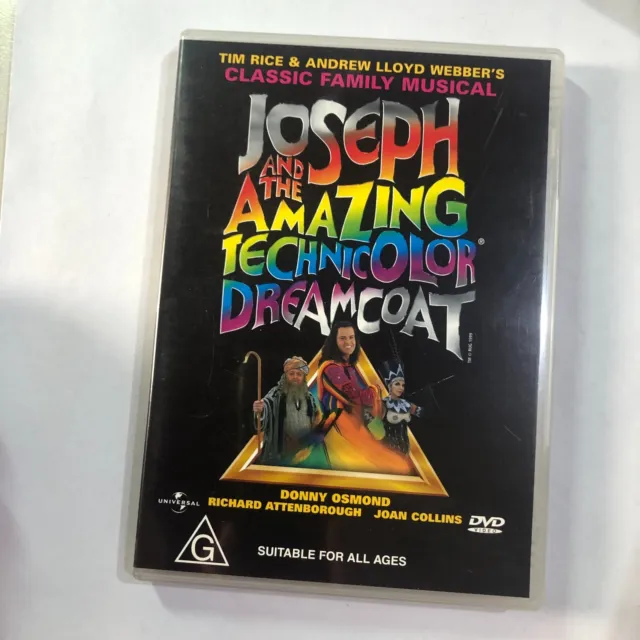Joseph And The Amazing Techicolor Dreamcoat - Dvd - R4 - Vgc - Free Post