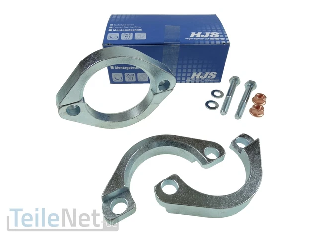 HJS Abgasrohr 90 60 4945 - Universal Abgaskrümmer 45mm Durchmesser